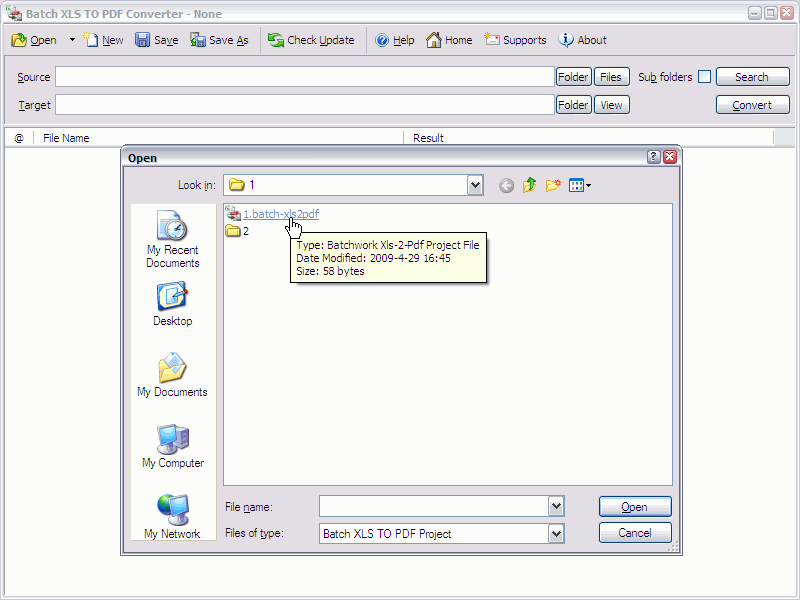 Batch Excel to PDF Converter